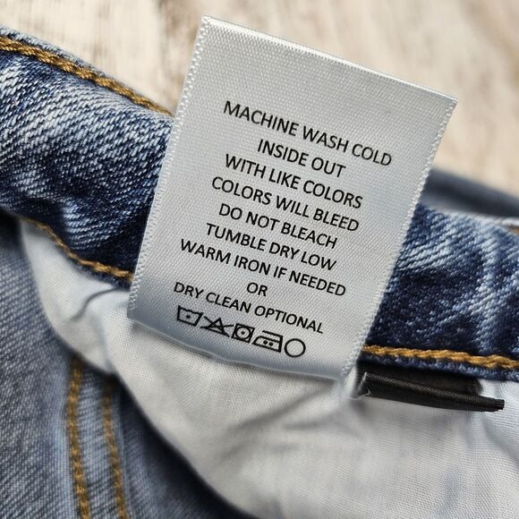 Flying Monkey Punctual High Rise Stretchy Dad Jean Black Label Womens Size 25 - Picture 6 of 8